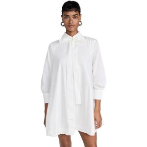 English Factory Women’s Bow Shirt Dress(White)