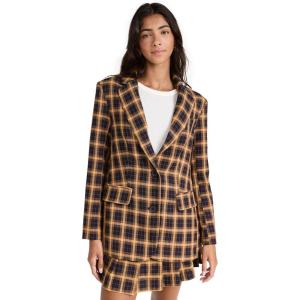 English Factory Women’s Checked Blazer