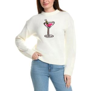 English Factory Womens Cocktail Sweater, Xs, White