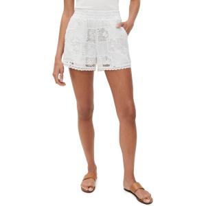 English Factory Women’s Embrodiered Shorts(White)
