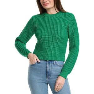 Round-neck Knit Sweater(Green)