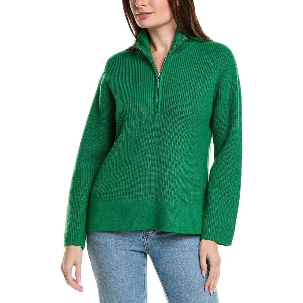 imageEnglish Factory HalfZip Collar SweaterGreen