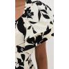 English Factory Women’s Print Dramatic Bubble Sleeves Maxi Dress(White/Black)