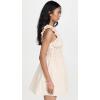English Factory Women’s Ruffled Detail Mini Dress(Beige)