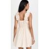 English Factory Women’s Ruffled Detail Mini Dress(Beige)