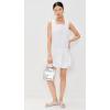 English Factory Women’s Shirring Detailed Sleeveless Dress(White)