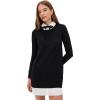 English Factory Women’s Combo Shirtdress(Black and White)
