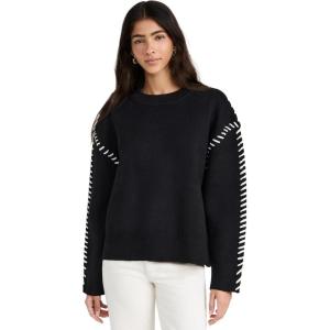 English Factory Women’s Whip Stitch Sweater(Black/White)