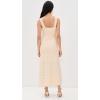 English Factory Women’s Scallop Knited Sleeveless Midi Dress(Off-white)