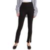 English Factory Women’s Front Slit Pants(Black)