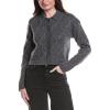 English Factory Womens Knit Cardigan, Xs, Gray