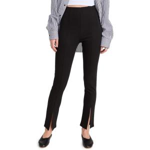 English Factory Women’s Front Slit Pants(Black)