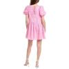 English Factory Women’s Check Baby Doll Mini Dress(Pink)