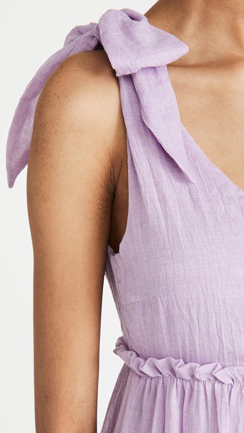 image:imageEnglish Factory Womens Tiered Midi DressLilac