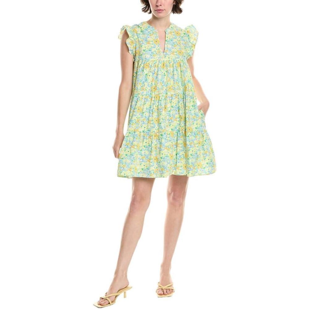 image:imageEndless Rose Babydoll Mini DressYellow Multi
