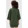 English Factory Women’s Crochet Accent Mini Dress(Olive)