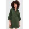 English Factory Women’s Crochet Accent Mini Dress(Olive)