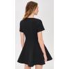 English Factory Women’s Flare Mini Dress(Black)