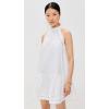 English Factory Women’s Scallop Detailed Halter Mini Dress(White)