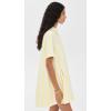 English Factory Women’s Striped Kaftan Mini Dress(Yellow Multi)