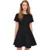 English Factory Women’s Flare Mini Dress(Black)