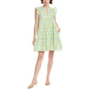 Endless Rose Babydoll Mini Dress(Yellow Multi)