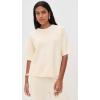 English Factory Women’s Collar Knit Half Sleeves Top(Ivory)