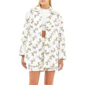 English Factory Women’s Floral Oversized Shirts Jacket