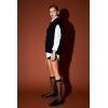 English Factory Women’s Chunky Knit Sweater Vest, Black, M