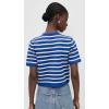 English Factory Women’s Knit Striped Sweater Cardigan(Blue/Ivory)