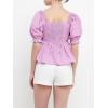 English Factory Women’s Multi Floral Embroidery Top Purple Multi Medium