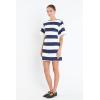 English Factory Women’s Bold Stripe Mini Dress(Off White/Navy)