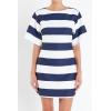 English Factory Women’s Bold Stripe Mini Dress(Off White/Navy)