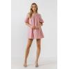 English Factory Women’s Lace Detail Mini Dress(Dusty Pink)