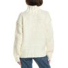 English Factory Womens Thick Turtleneck Sweater, S, White