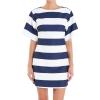 English Factory Women’s Bold Stripe Mini Dress(Off White/Navy)