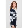English Factory Women’s Stripe Cardigan(Navy/Off White)