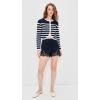 English Factory Women’s Stripe Cardigan(Navy/Off White)