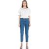 English Factory Women’s Picot Stitched Poplin Top, Off White, S