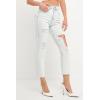 English Factory Women’s Destroyed Mom Jeans Denim