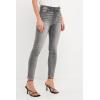 English Factory Women’s High Waist Skinny Jeans Grey