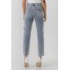English Factory Women’s Destroyed Mom Jeans Medium Denim