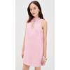 English Factory Women’s Rhinestone Mini Tweed Dress(Pink)