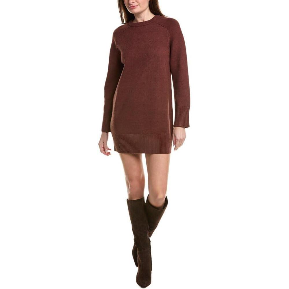 image:imageEnglish Factory Womens Mini Sweaterdress L Brown
