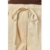 English Factory Women’s Cotton Drawstring Shorts(Beige)
