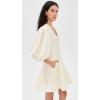 English Factory Women’s Puff Sleeve Flare Mini Dress(Cream)