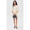 English Factory Women’s Puff Sleeve Flare Mini Dress(Cream)