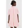 English Factory Women’s Striped Caftan Mini Dress(Pink Multi)