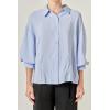 English Factory Women’s Balloon Sleeve Blouse(Blue)