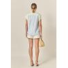 English Factory Women’s RIC Rac Trim Colorblock Button-Up Shirt(Multicolor)